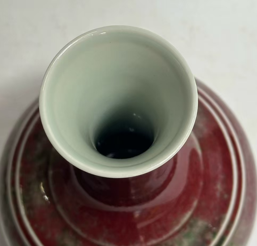 清康熙年制豇豆红釉美人醉赏瓶-嘉庆贺新艺术拍卖平台